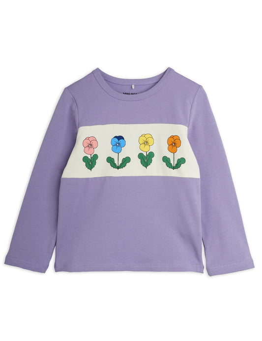 Violas Panel Long Sleeved Top