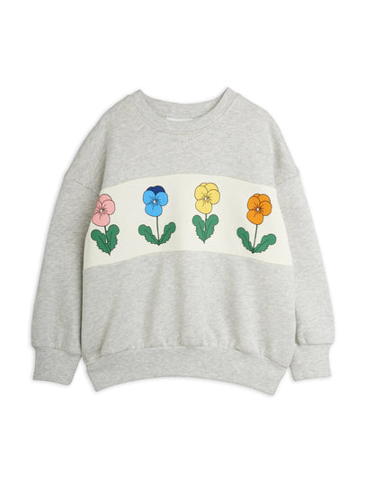 Violas Panel Sweatshirt Grey Melange