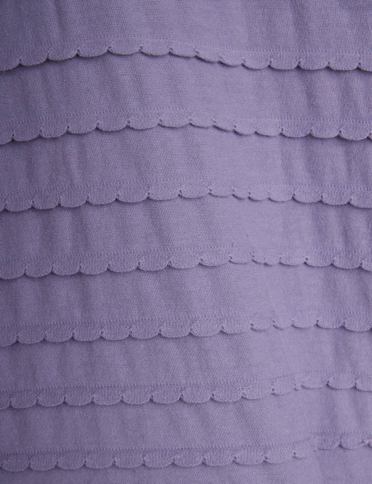 Textured Frill Long Sleeve Shirt