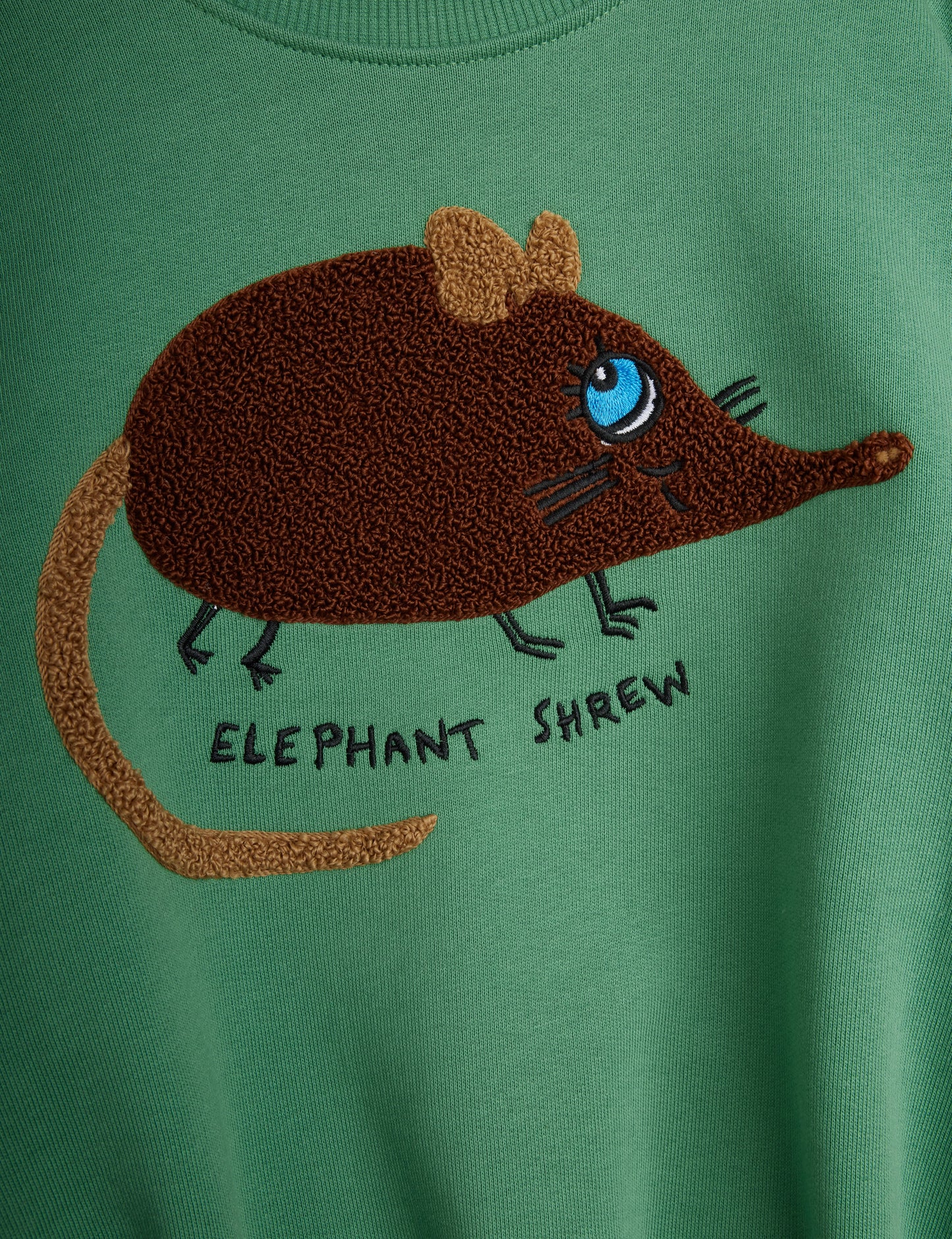 Mini Rodini Elephant Shrew Chenille Sweatshirt