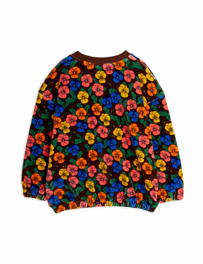 Mini Rodini Violas Velour Sweatshirt