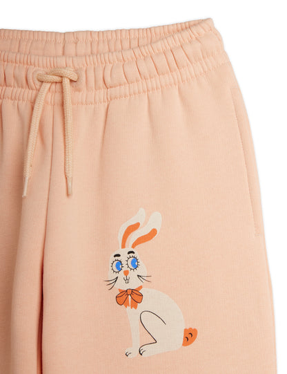 Rabbit Cuffed Sweatpants Pink