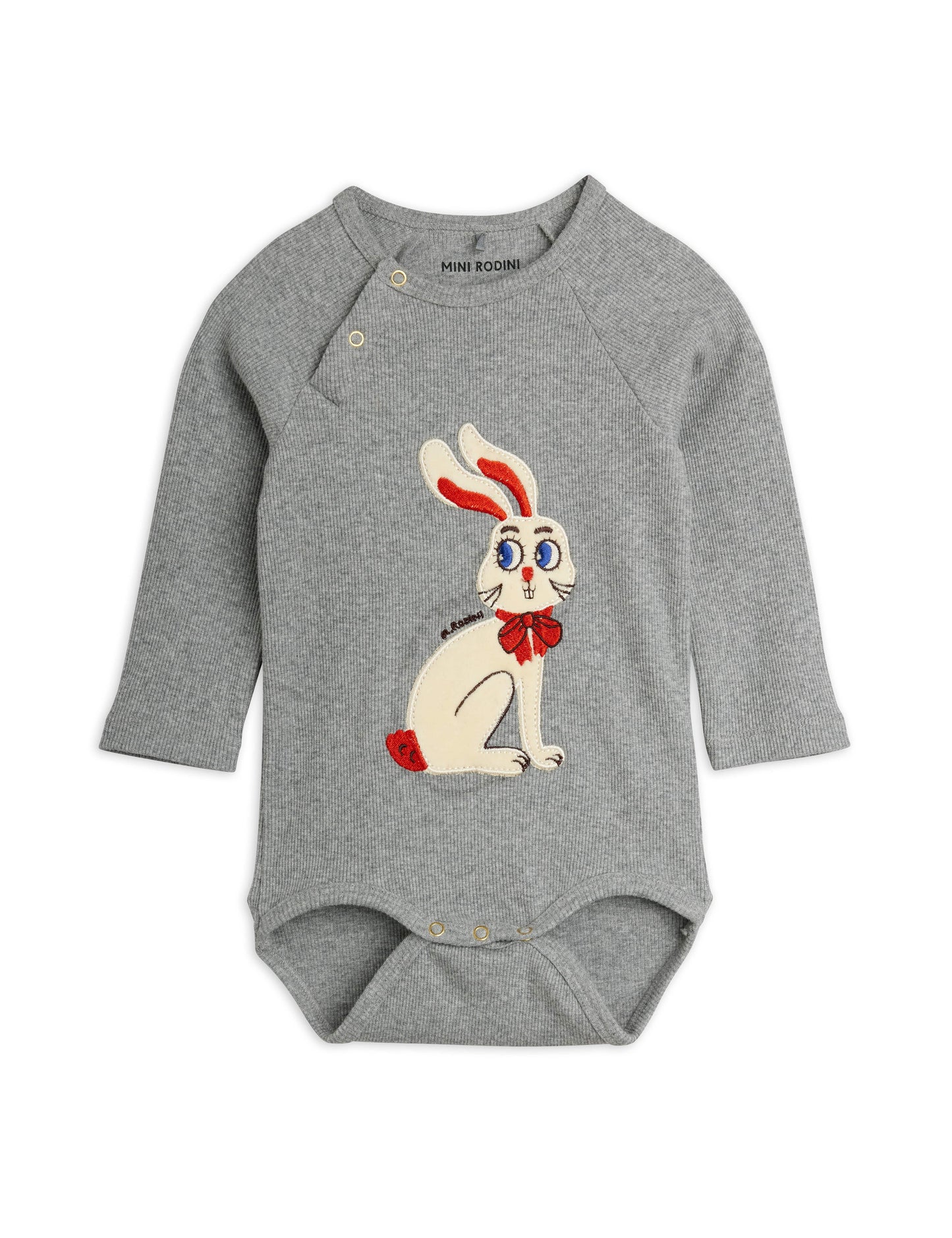 Mini Rodini Rabbit Application Long Sleeve Body