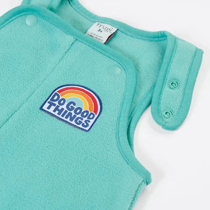 Flurry Fleece Dungarees Moss/Do Good