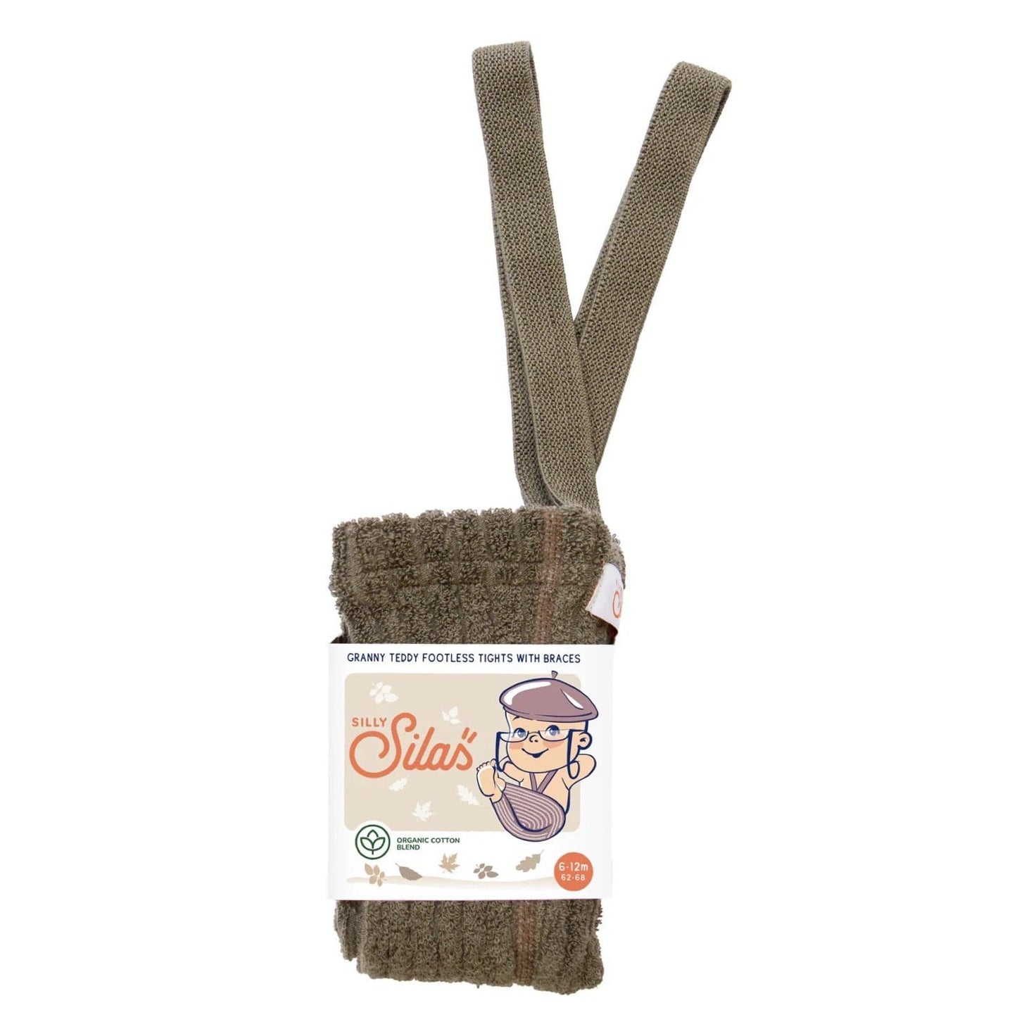 Granny Teddy Seaweed Brown Footless