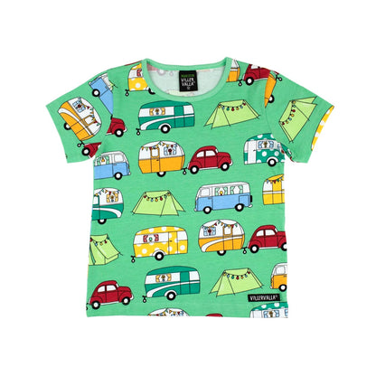 Camping Short Sleeve Shirt Fern