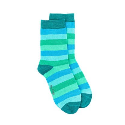 Bamboo Ocean Stripe Sock