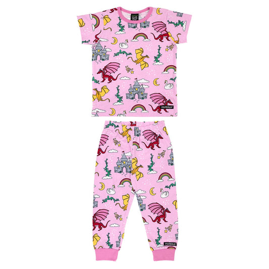 Dreamland Pyjama Set Light Lily