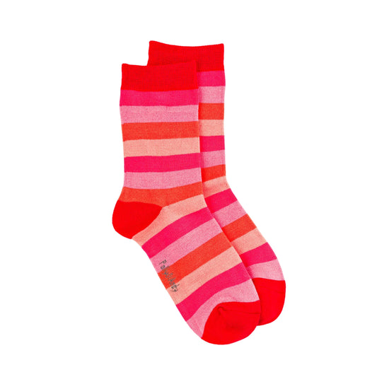 Bamboo Sunset Stripe Sock