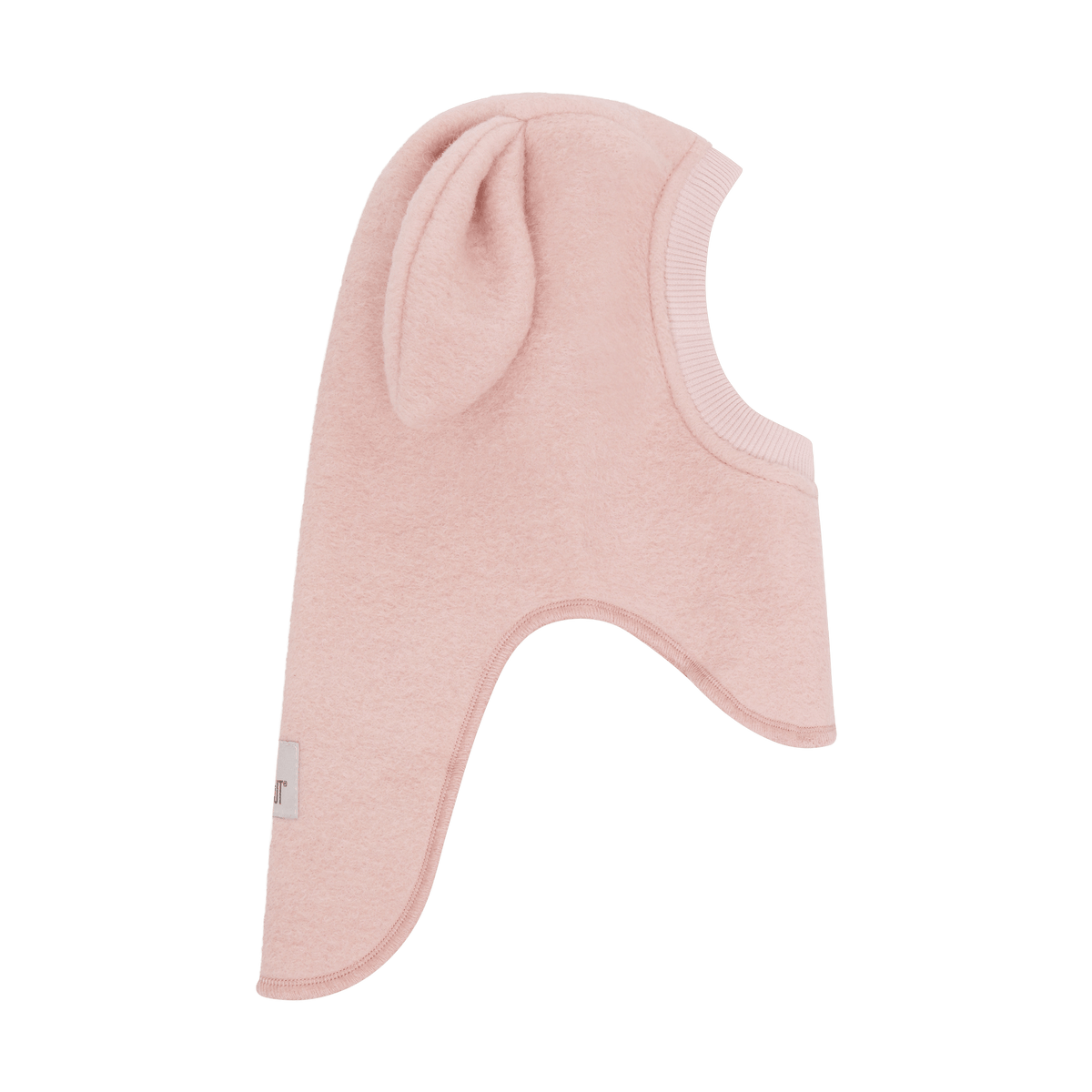 Huttelihut Balaclava Ears Wool Rose Smoke
