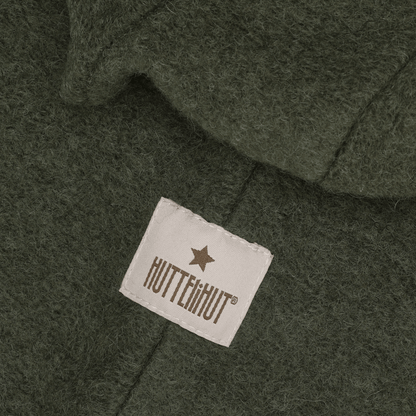 Huttelihut Balaclava Triangles Wool Beetle Green
