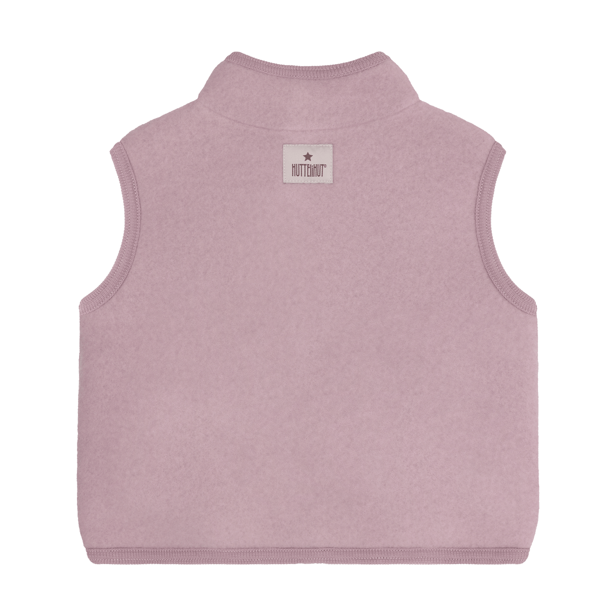 Huttelihut Merino Wool Fleece Vest Woodrose