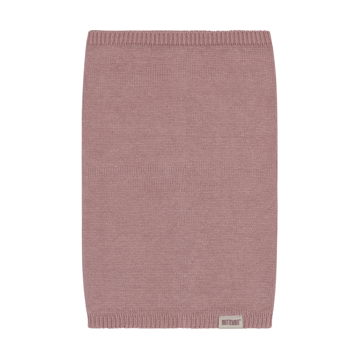 Huttelihut Tube Scarf Merino Wool/Cotton Blend Woodrose
