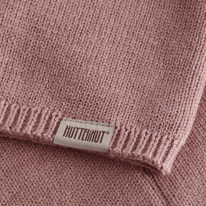 Huttelihut Tube Scarf Merino Wool/Cotton Blend Woodrose