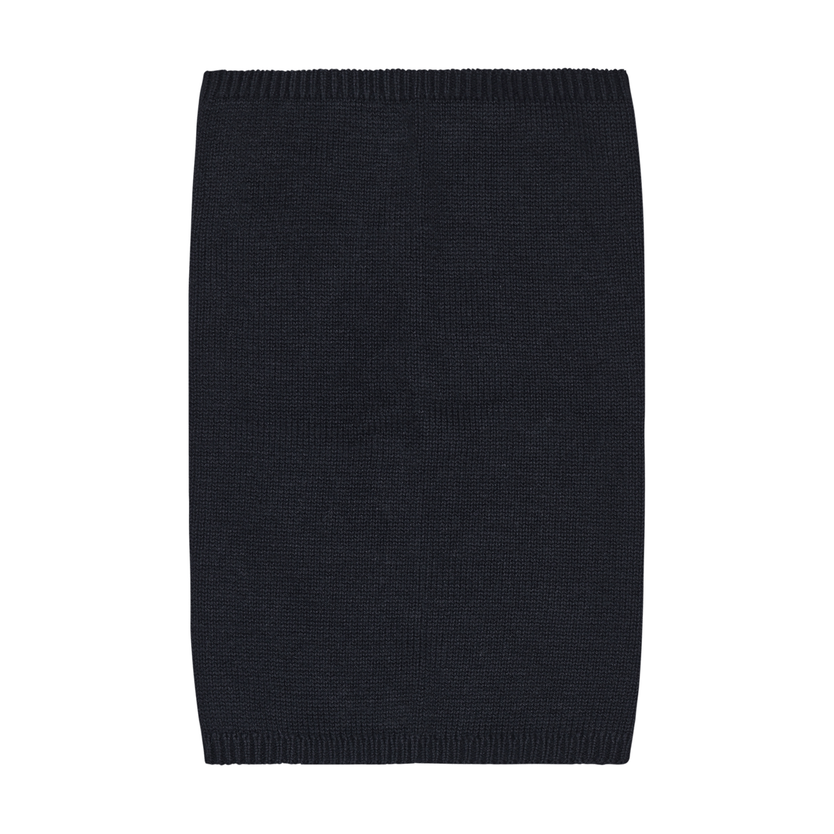 Huttelihut Tube Scarf Merino Wool/Cotton Blend Dark Navy