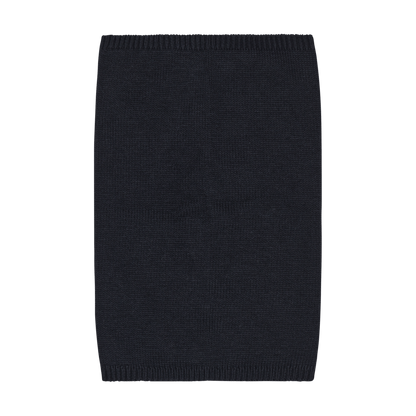 Huttelihut Tube Scarf Merino Wool/Cotton Blend Dark Navy