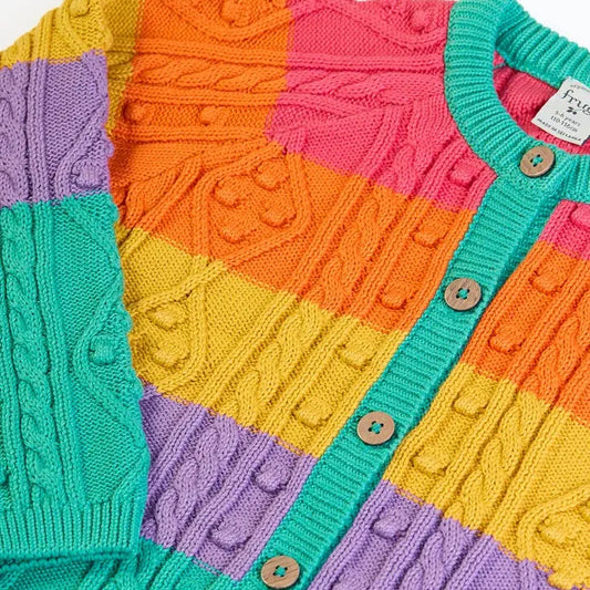 Clay Cable Knit Cardigan