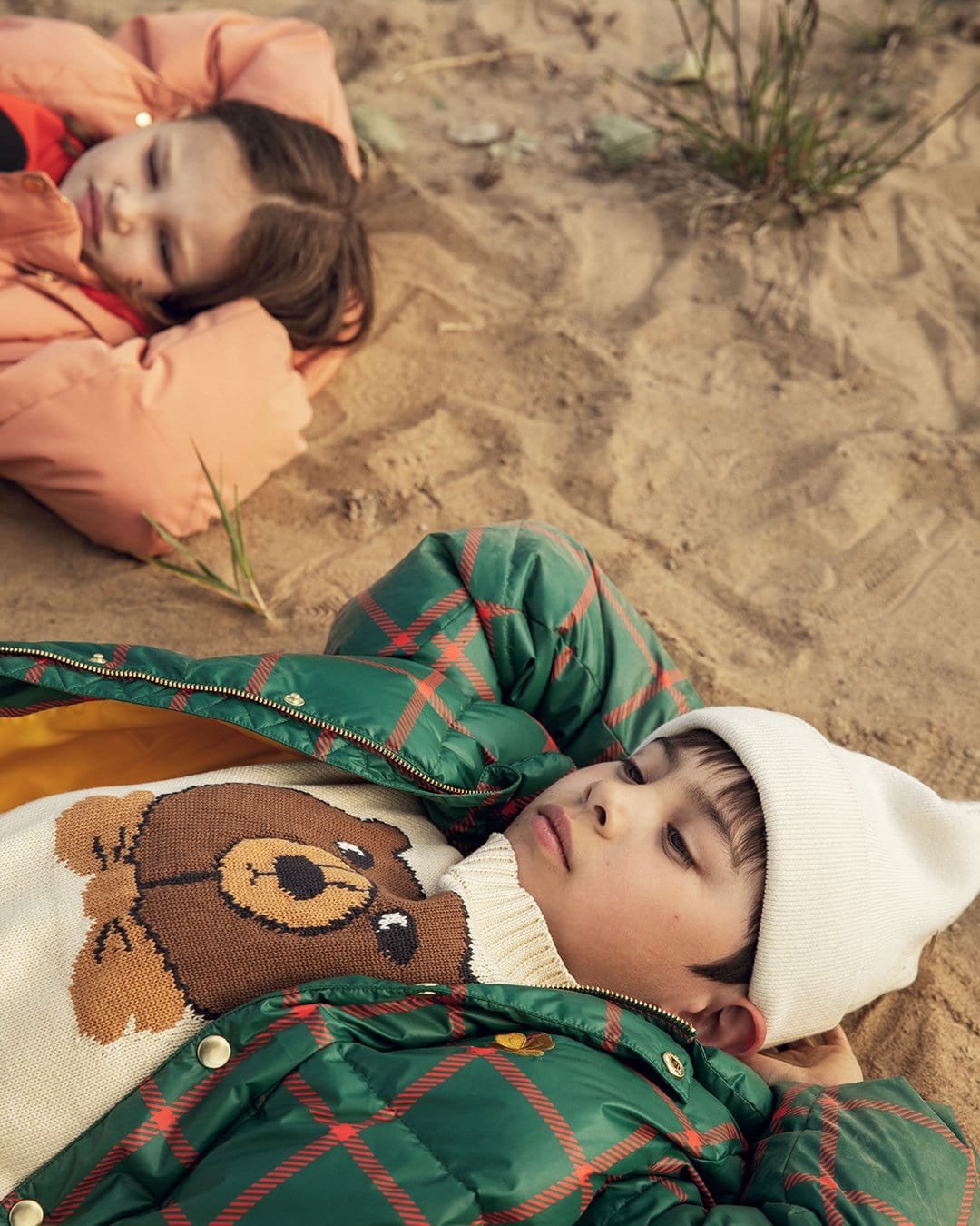 Bear Intarsia Knit Sweater