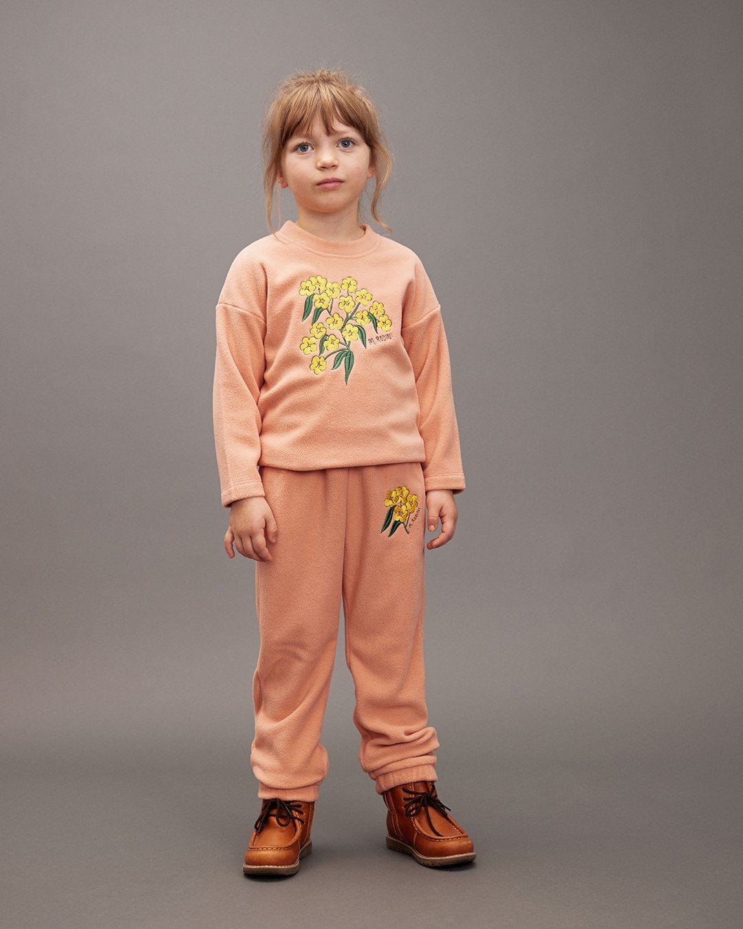 Alpine Flowers Fleece Long Sleeve Top