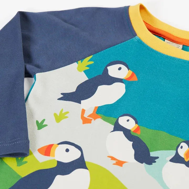 Horizon Raglan Top Navy Blue/Puffin