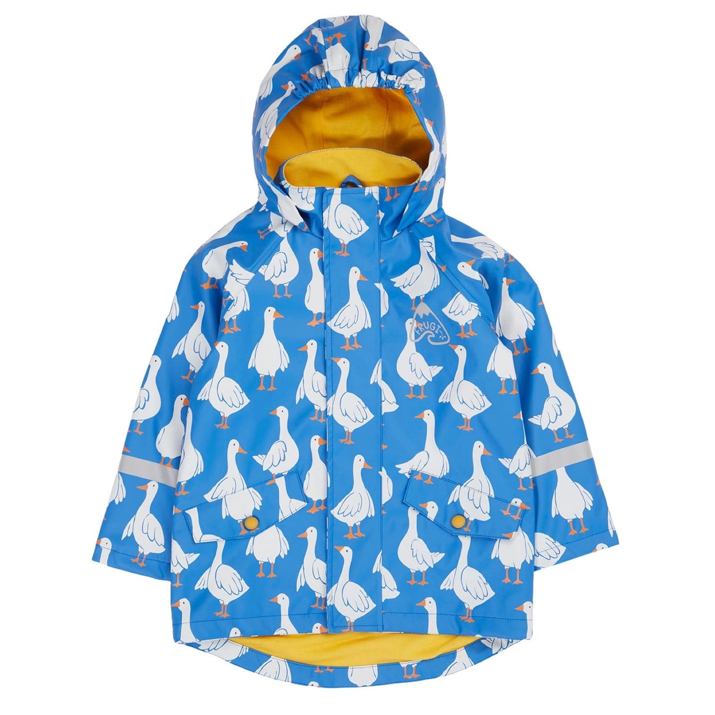 Puddle Buster Printed Rain Mac Cobalt Goose