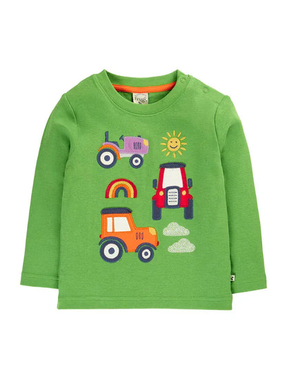 Adventure Appliqué Top Palm/Tractor