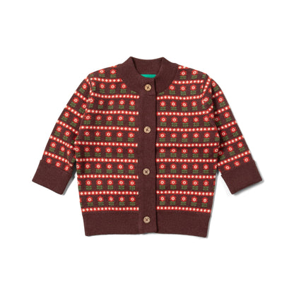 Collecting Flowers Knitted Cardigan