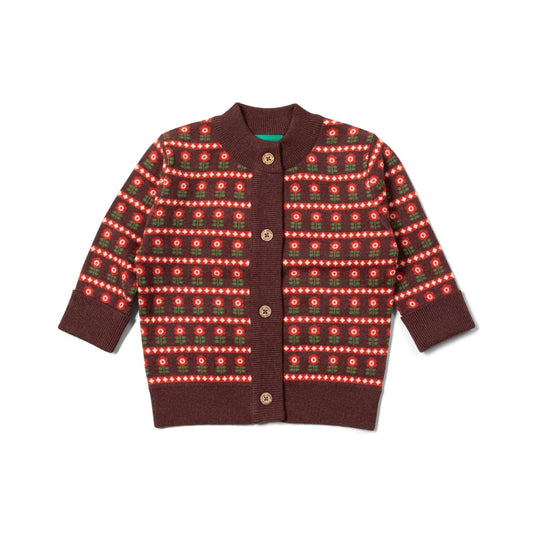 Collecting Flowers Knitted Cardigan