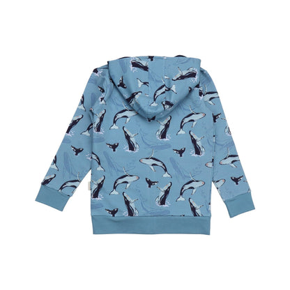 Jumping Whales Hoodie