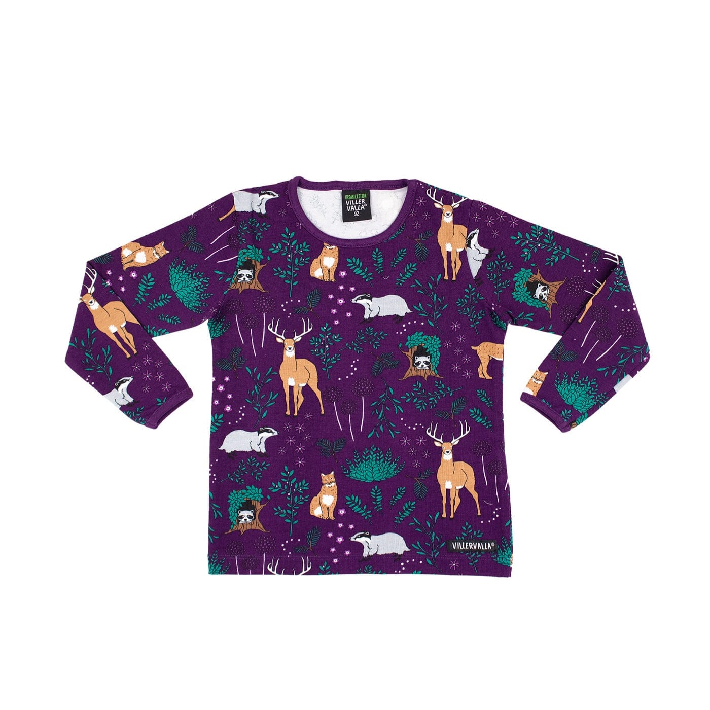 Winter Forest Long Sleeve Shirt Grape