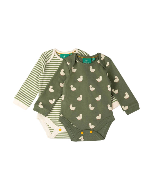 Olive Ducks Baby Organic Bodysuit 2 Pack