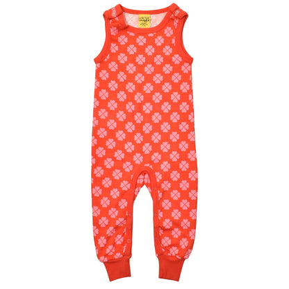 DUNS Clover Dungarees Red