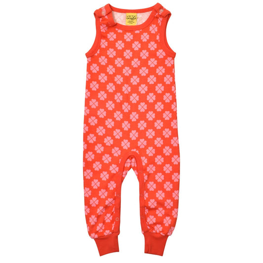 DUNS Clover Dungarees Red