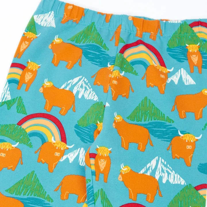 Libby Printed Leggings Highland Coos