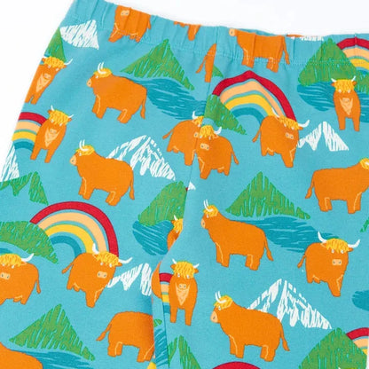 Libby Printed Leggings Highland Coos