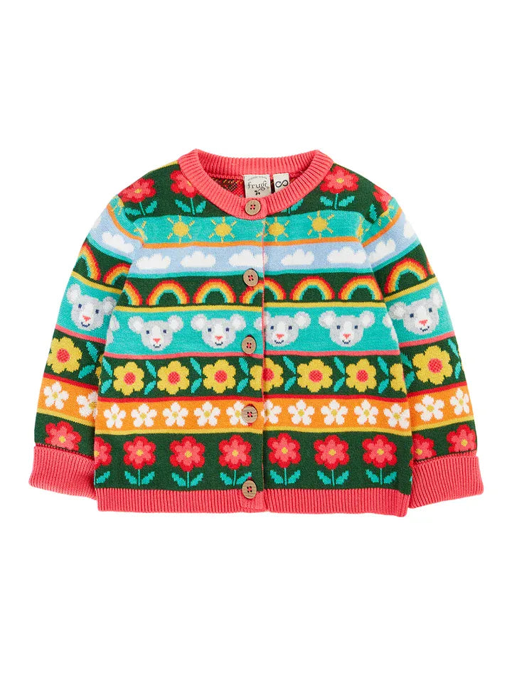Robyn Fairisle Cardigan Mouse Fair Isle