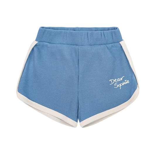 Waffle Sporty Shorts Blue