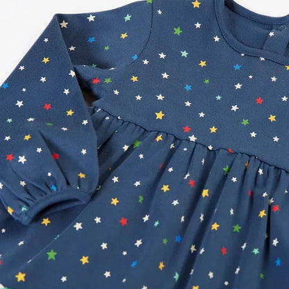 Dolcie Dress,Multi Stars/Earth