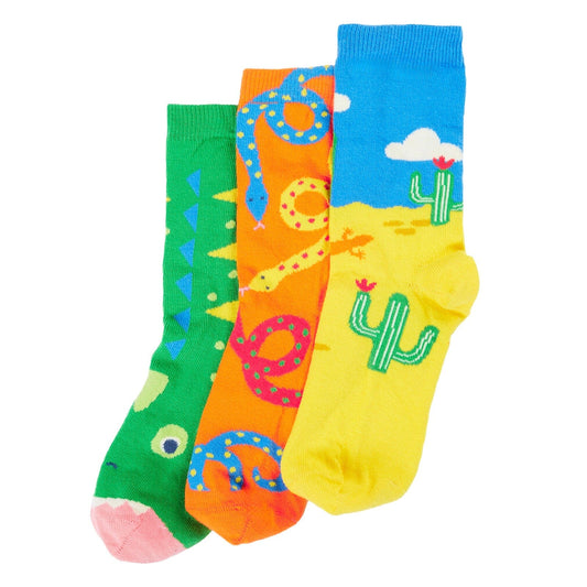 Rock My Socks 3 Pack Reptiles