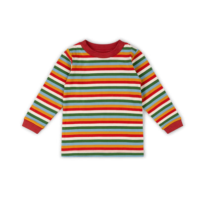 Rainbow Striped Long Sleeve Shirt
