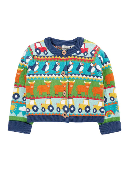 Robyn Fairisle Cardigan Farm Fair Isle