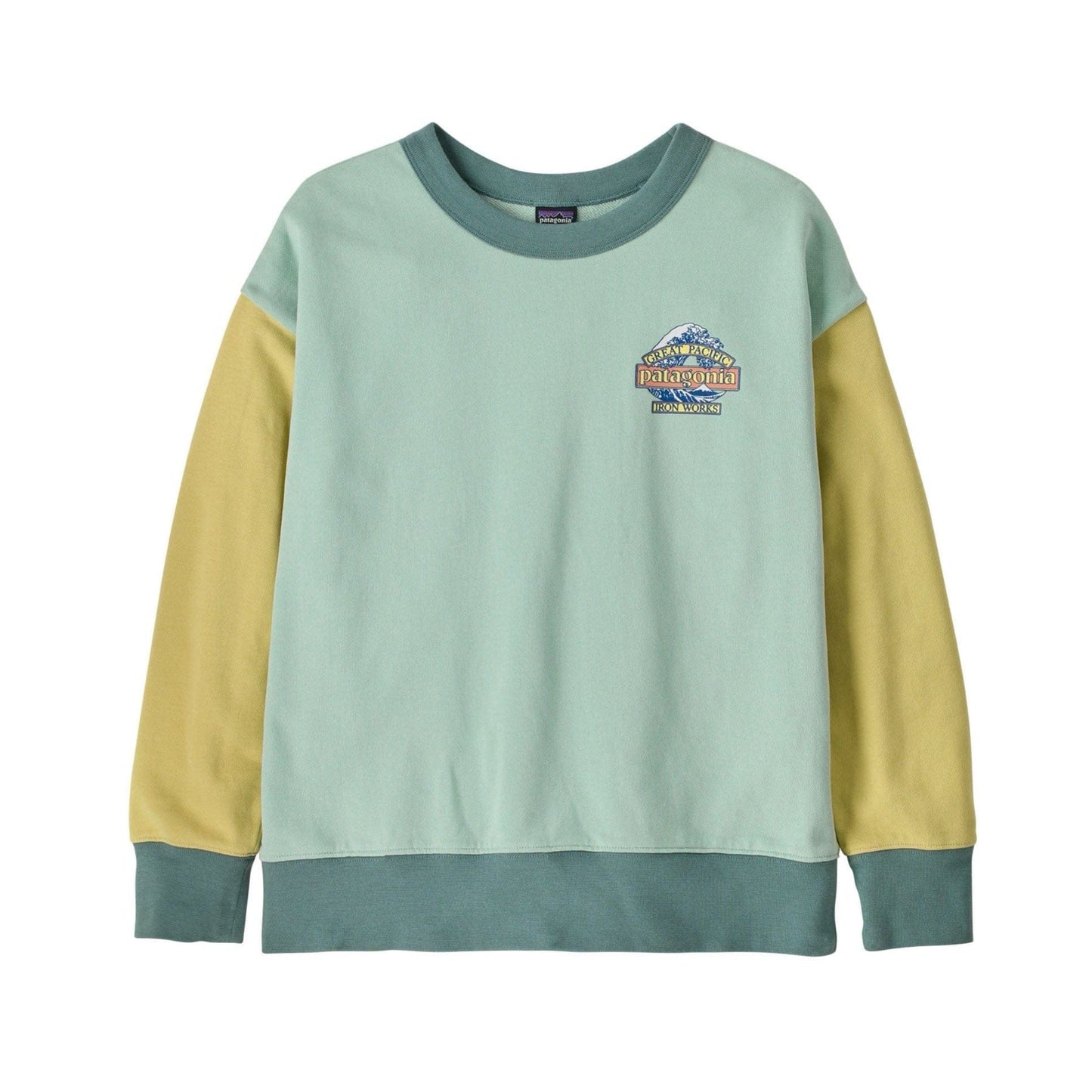 Kids' Crewneck Sweatshirt Great Waves: Thin Ice