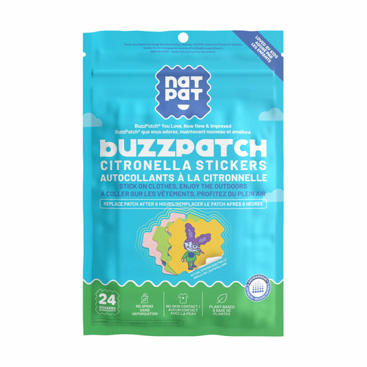 BuzzPatch – Mosquito Repellent Stickers (24-pack)