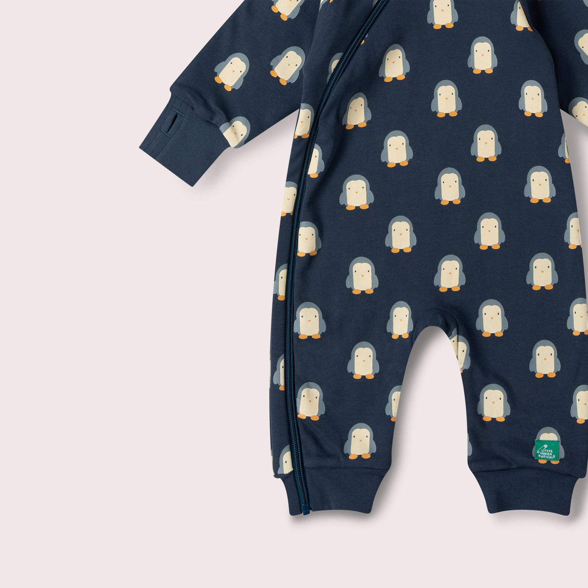 Blue Penguins Reversible Organic Hooded Snug Suit