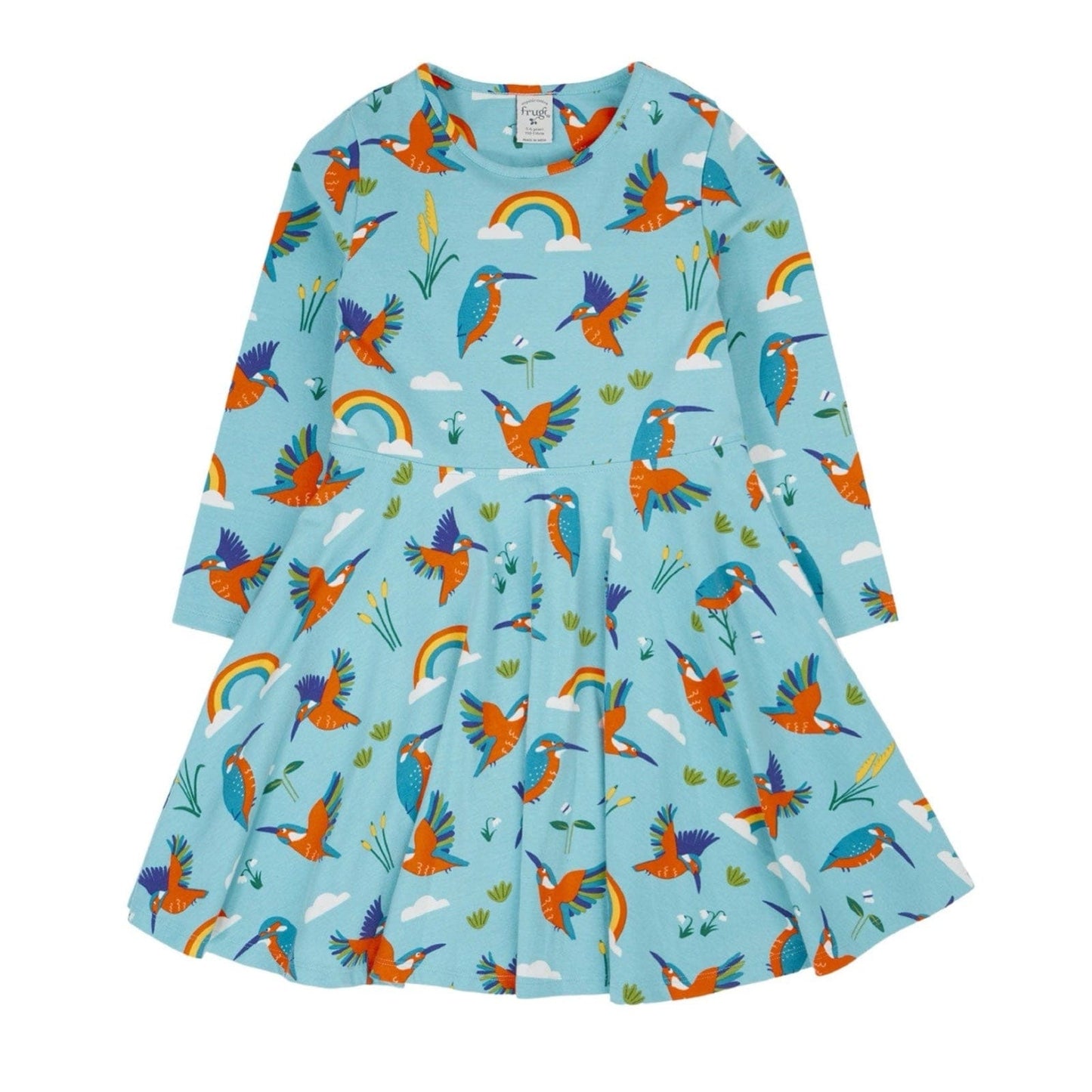 Sofia Skater Dress Kingfisher Skies
