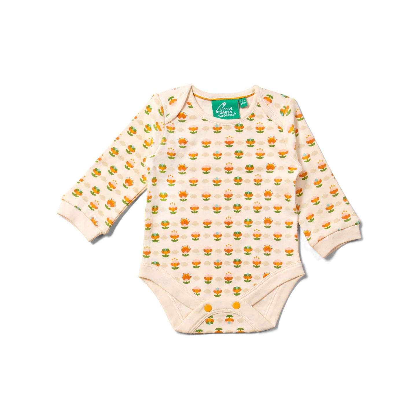 Little Blooms Organic Baby Bodysuit Set - 2 Pack