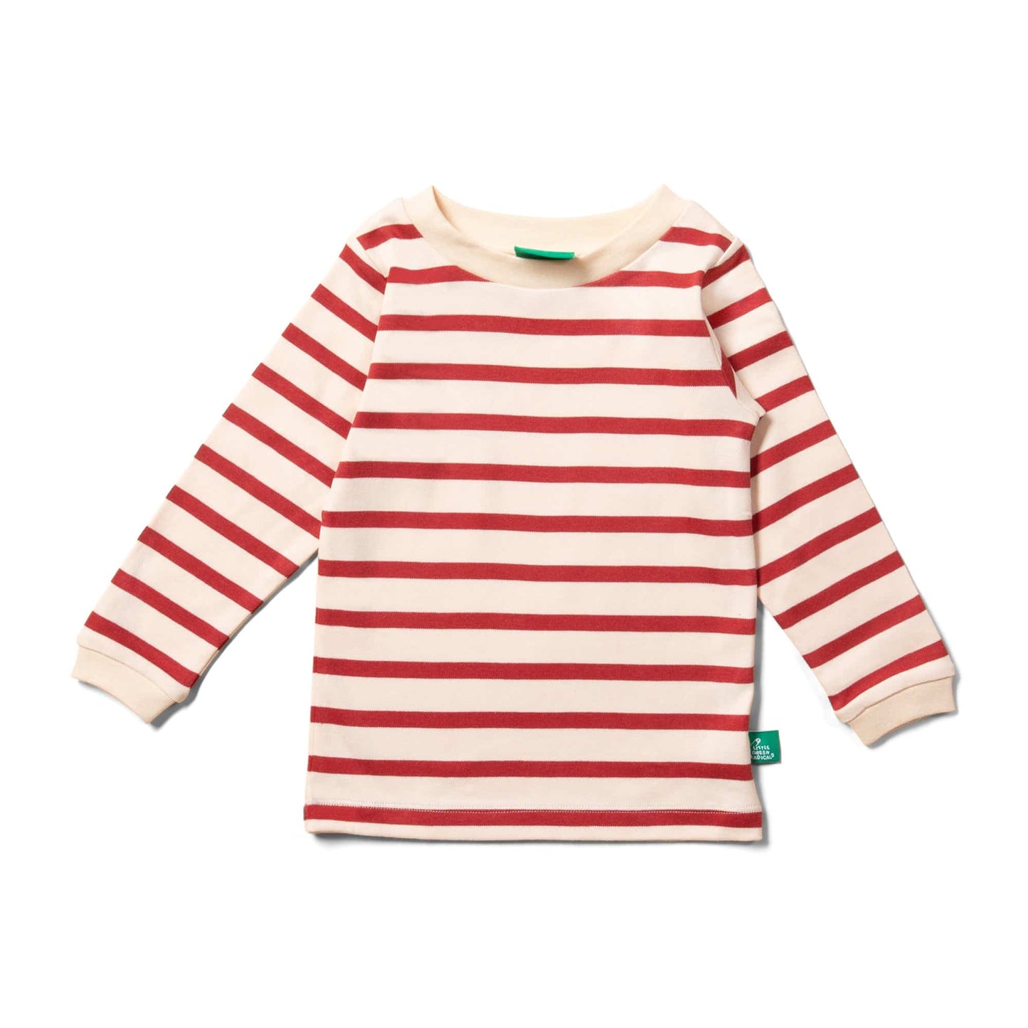 Stripes Forever Soft Red Long Sleeve Shirt