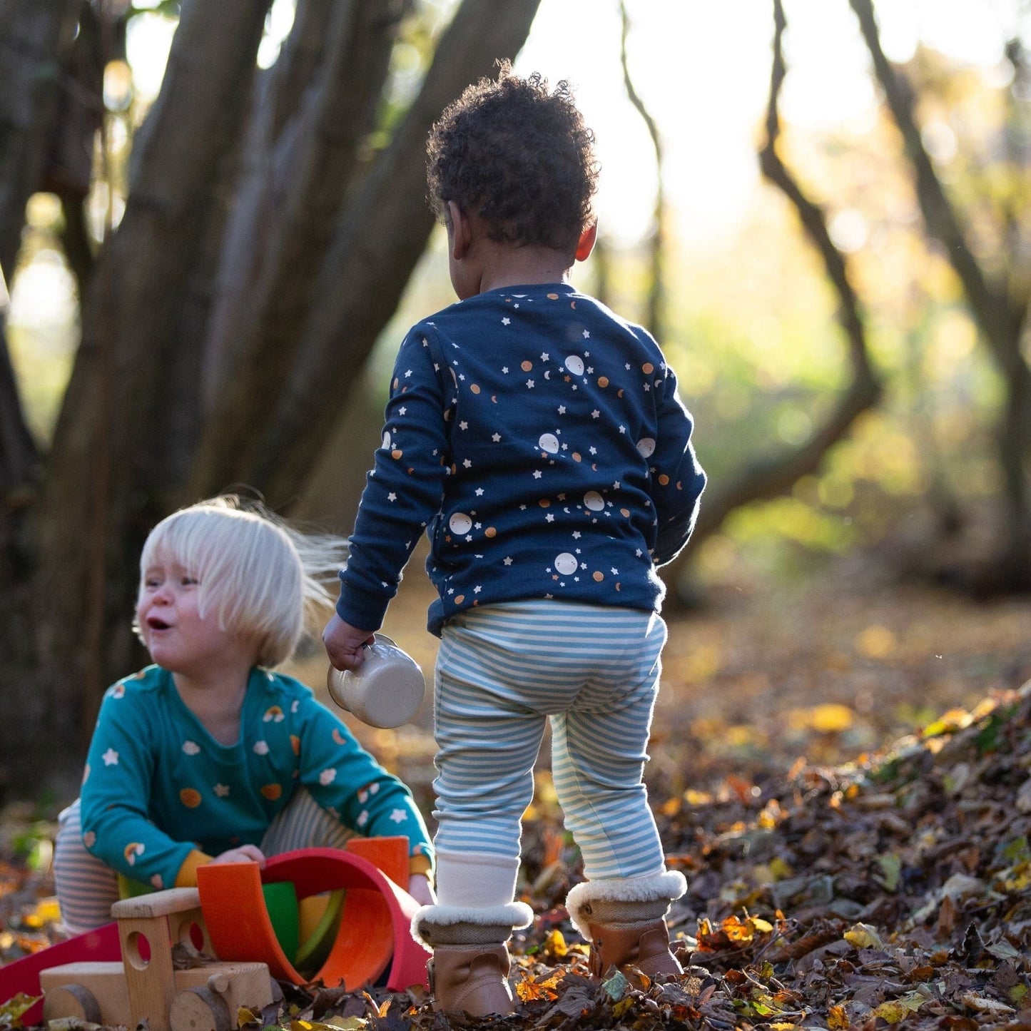 Over The Moon Organic T-Shirt & Jogger Playset