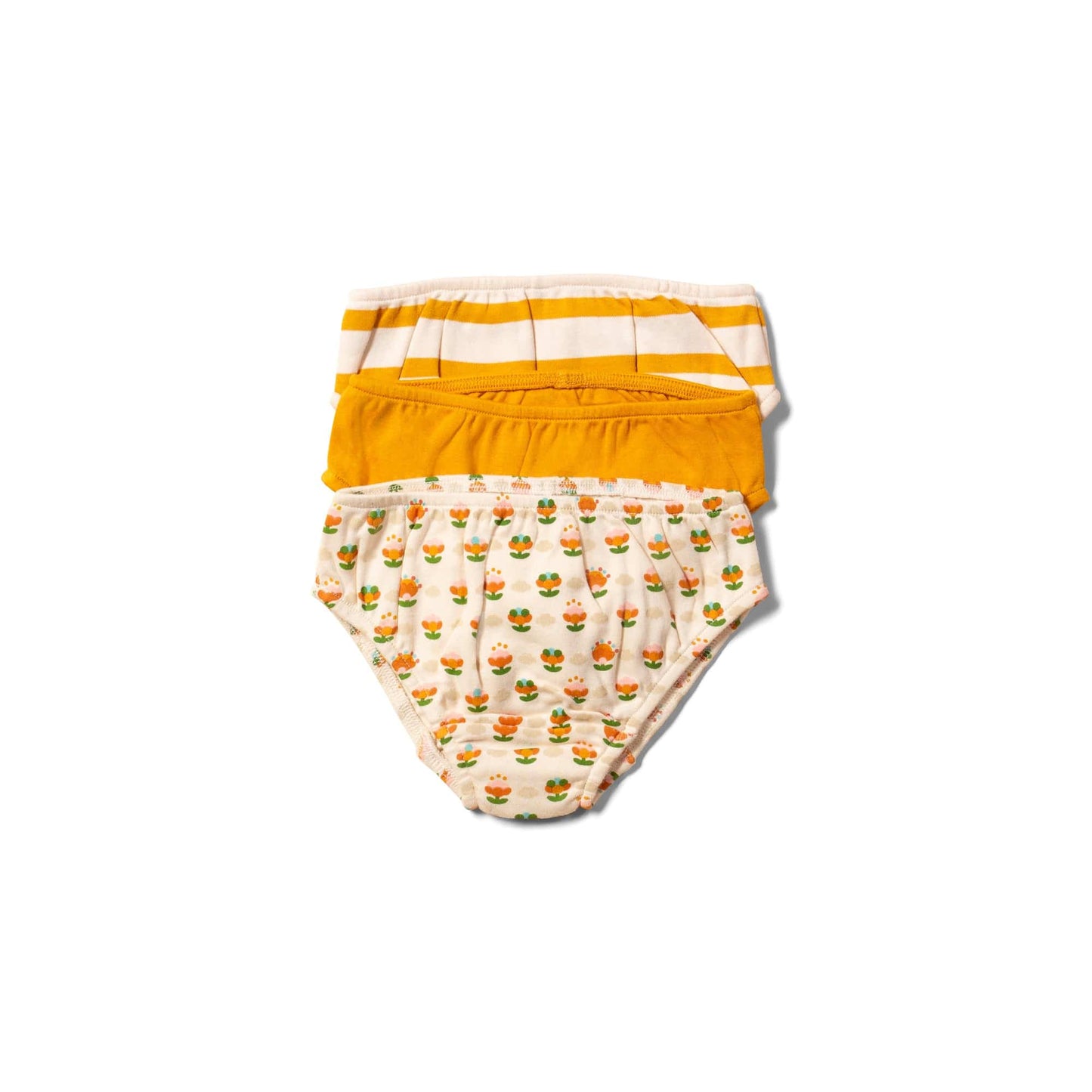 Little Blooms Organic Underwear Set - 3 Pack