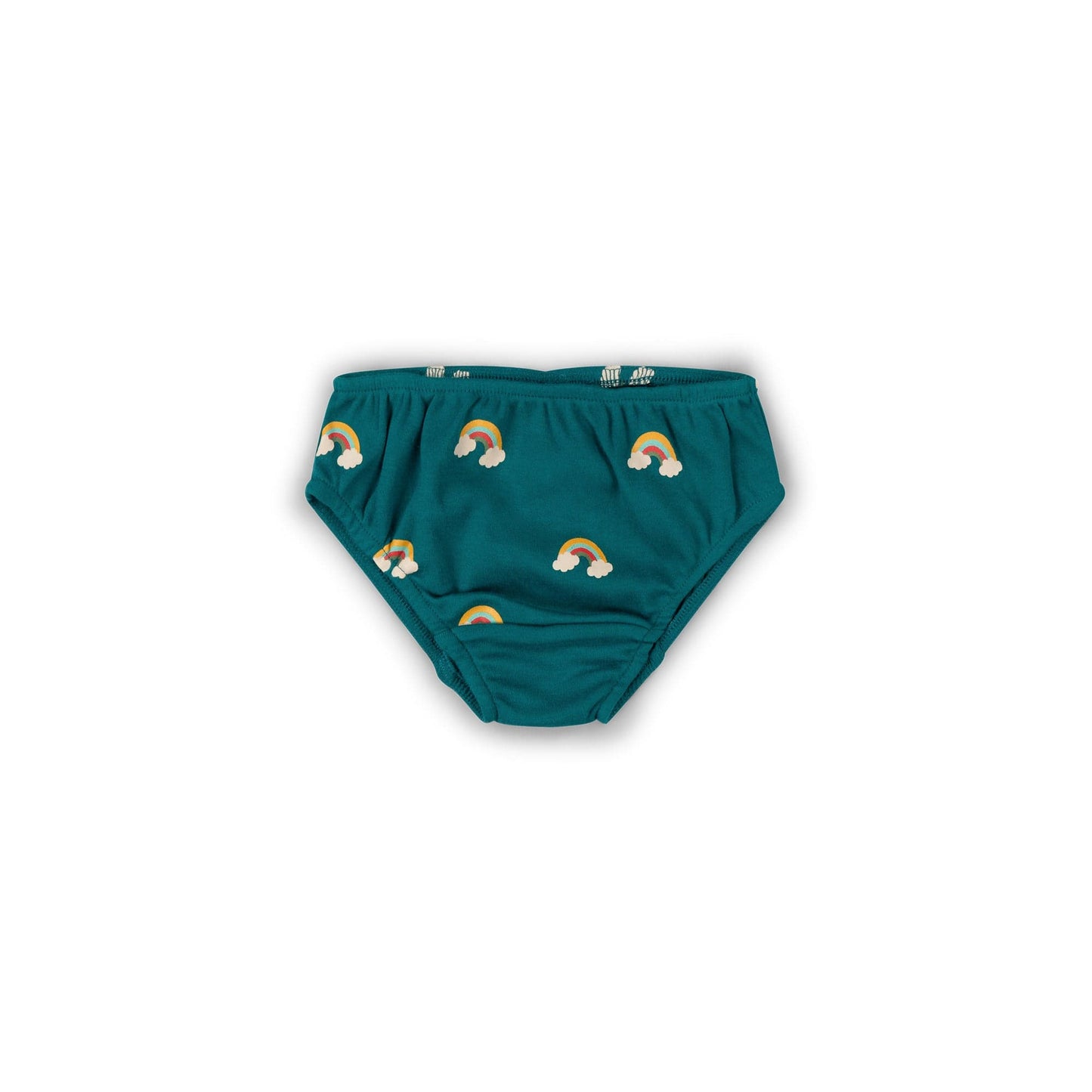 Turquoise Rainbows Organic Underwear 3 Pack